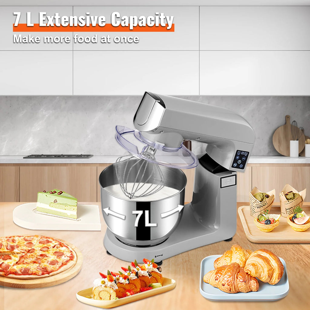 Stand Mixer Tilt Head Dough Mixer 7L 450W 6 Speed N2730