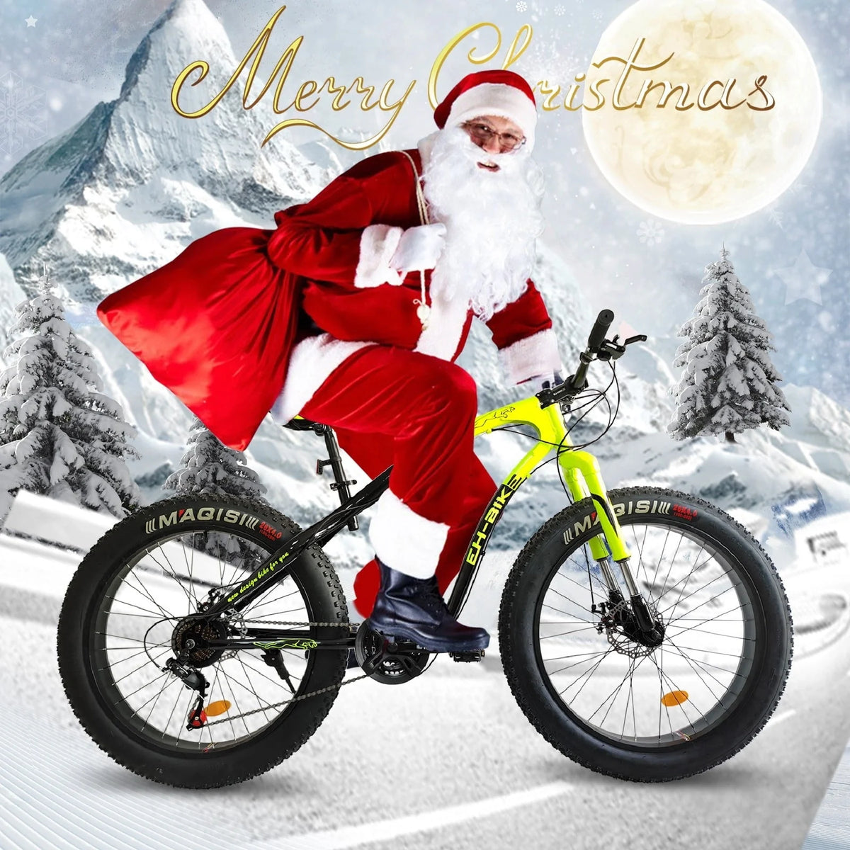 26-Inch Fat Tire Mountain Bike E1018