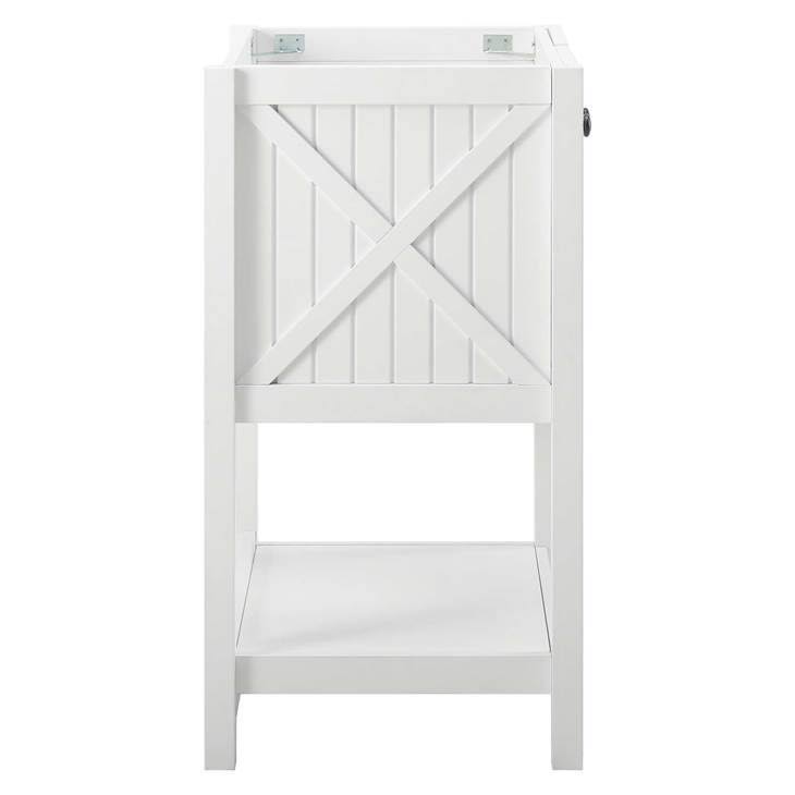 White Bathroom Vanity Cabinet M757115