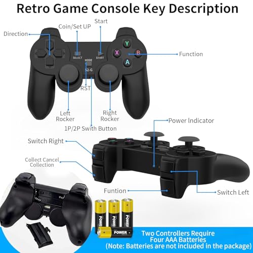 Wireless Retro Game Console with 64G Y5710