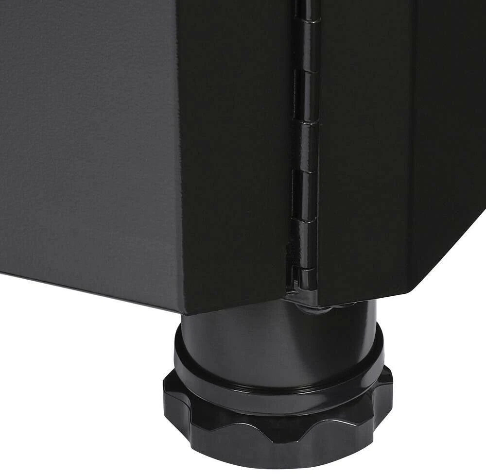 72 in. H x 36 in. W Adjustable Shelves Steel Black Garage Floor Cabinet K9937