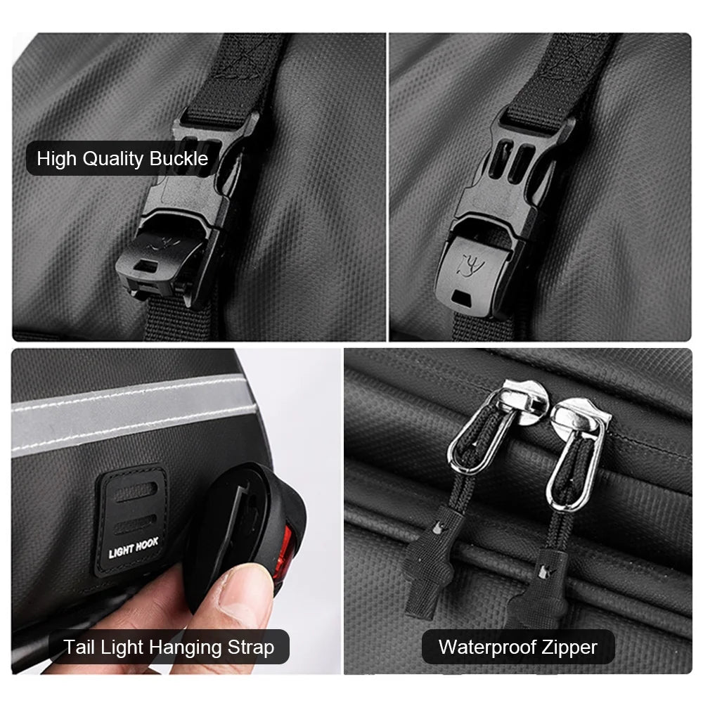 Waterproof Polyester Bicycle Rear Seat Bag R64618