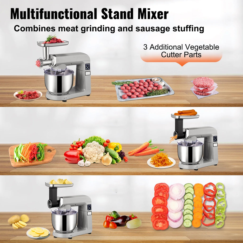 Stand Mixer Tilt Head Dough Mixer 7L 450W 6 Speed N2730