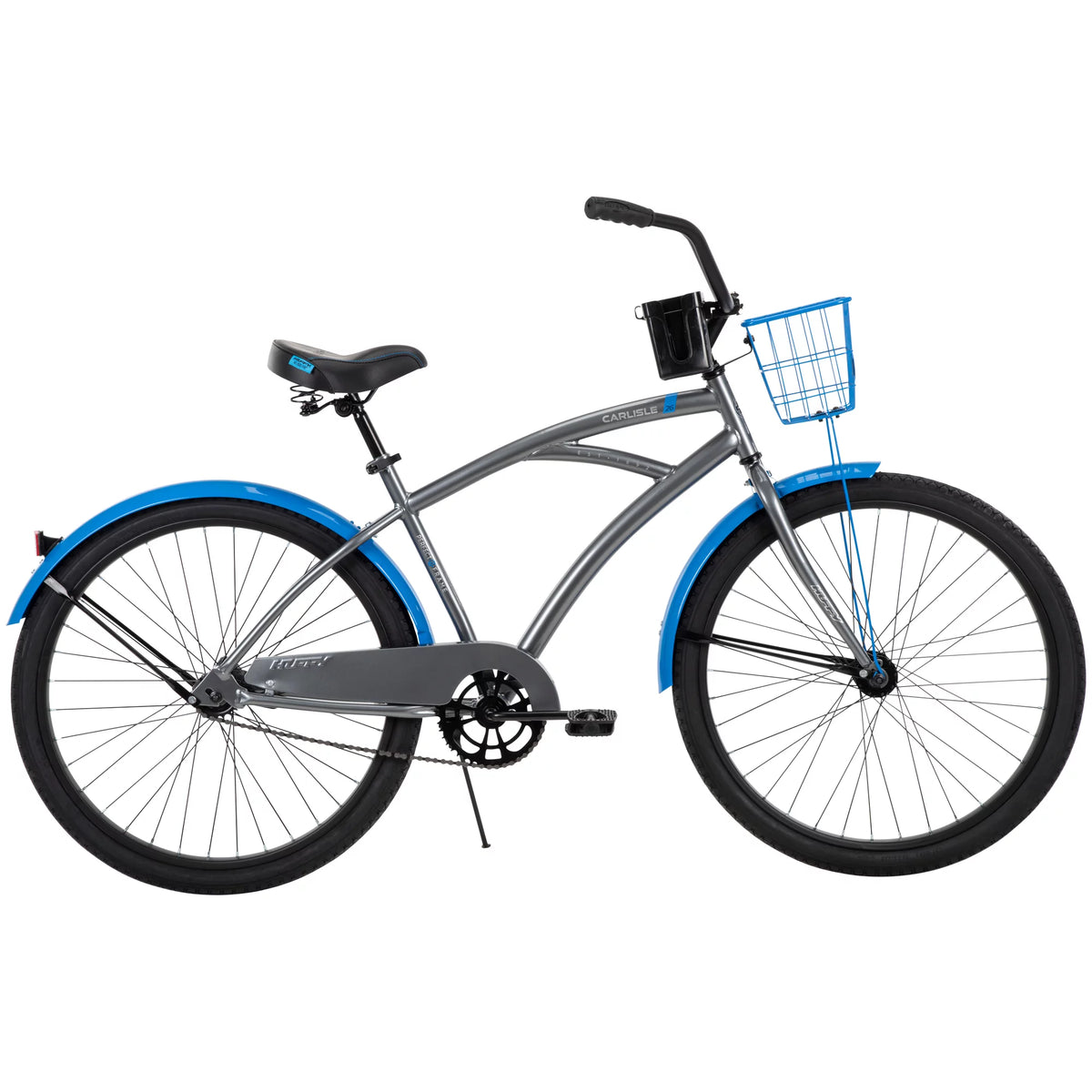 Gray and Blue 26-In. Cruiser Bicycle Z730