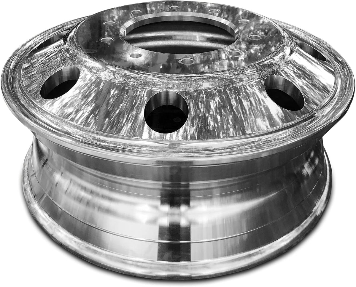 19.5 Inch 10 Lug Polished Aluminum Wheel H7403