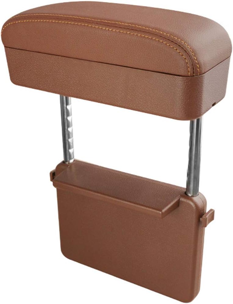 Armrest Cushion Box Protector for Universal Auto Car Center Console Armrest Extender Elbow Forearm Wrist Rest Support Adjustable Height Comfort Pads with Black Line J949720