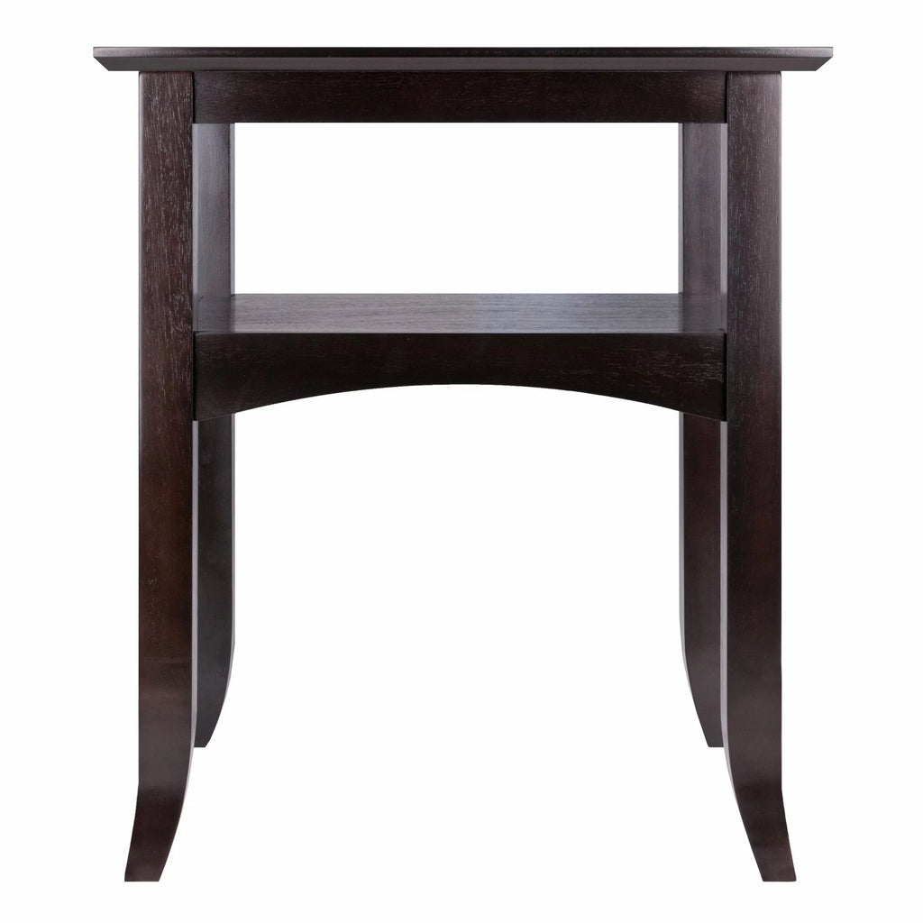 Contemporary Home Living Camden End Table Coffee Finish P94571