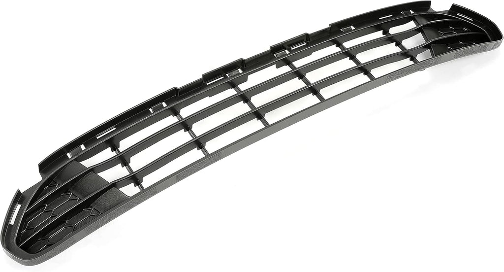 Black Front Bumper Cover Grille Molding Pack of 2 R61236