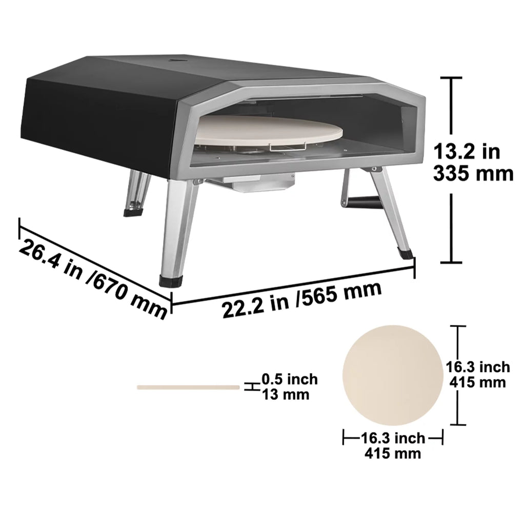 16 Outdoor Portable Gas Pizza Oven X434