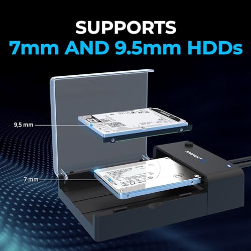 Tool Free USB Type C Dual Docking Station for PCIe NVMe M.2 SSDs M14479