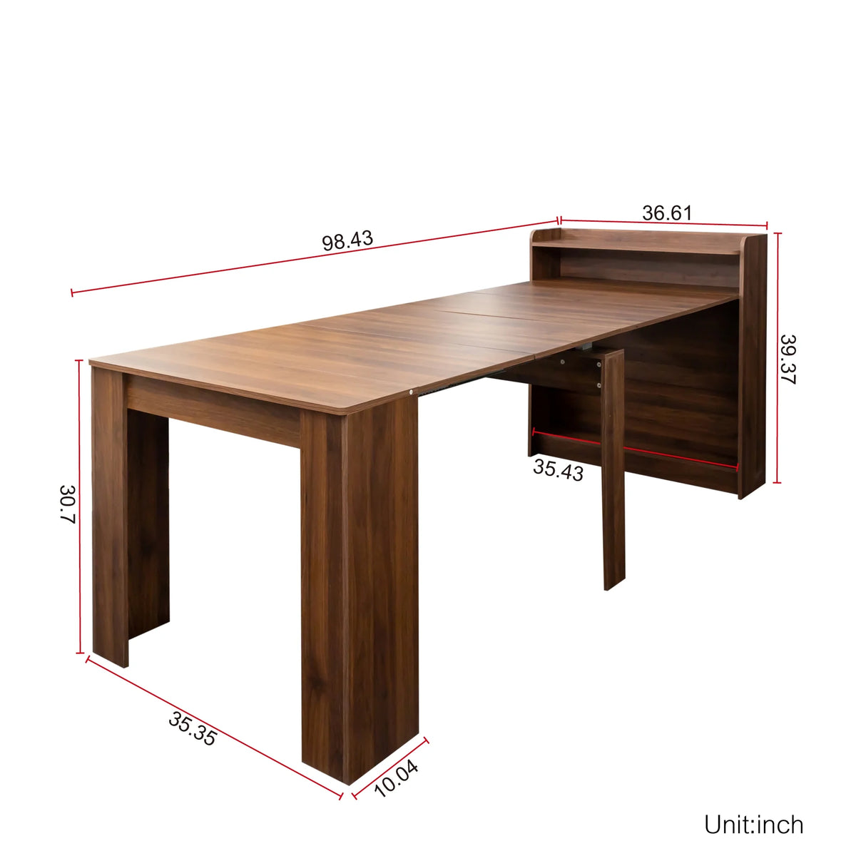 Extendable Dining Table with Storage N369