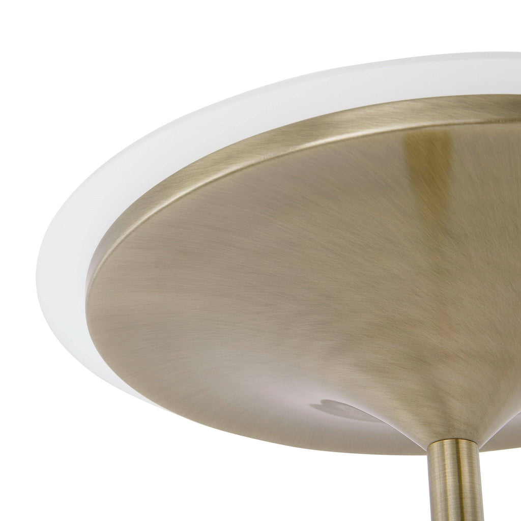 Antique Brass LED Torchiere Z2971