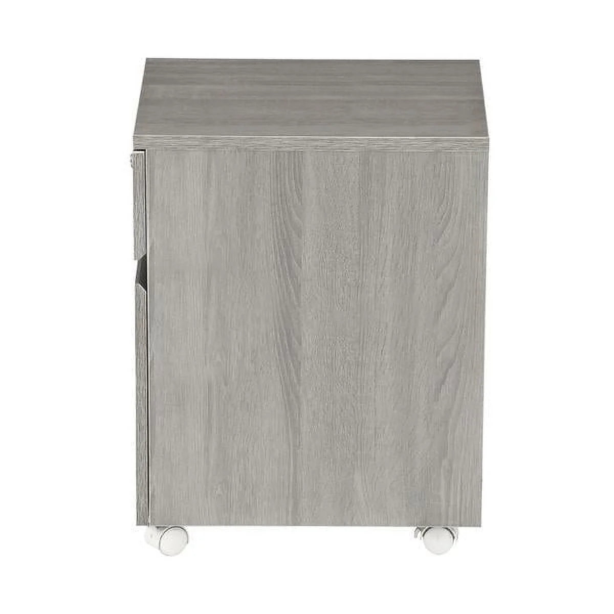 Grey Two Drawer Vertical Filing Cabinet with Lock J92580