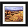Black Ornate Wood Framed Art Print Z39378