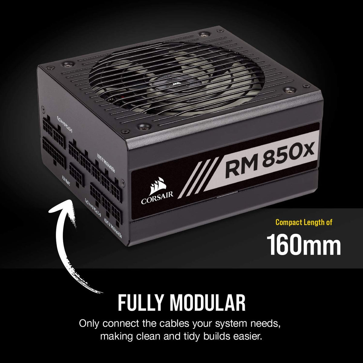 850 Watt 80+ Gold Fully Modular Power Supply U5184
