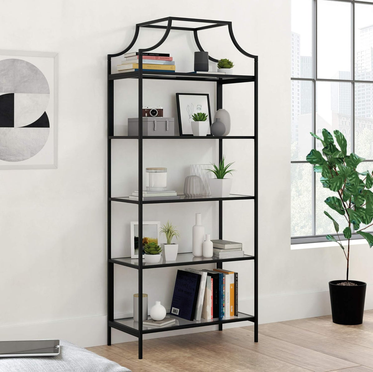 Black Bookcase T752