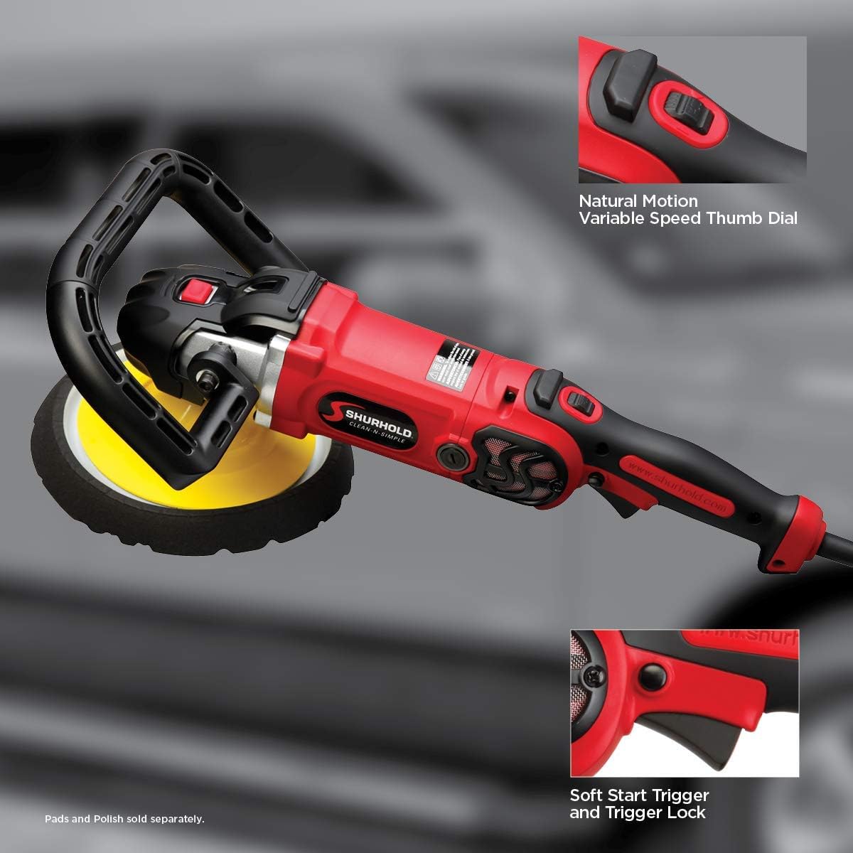 Rotary Car Boat Buffer Polisher with Carrying Bag B971348