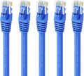 Cat 6 Ethernet Cable 50 ft 5-Pack Blue Y5904