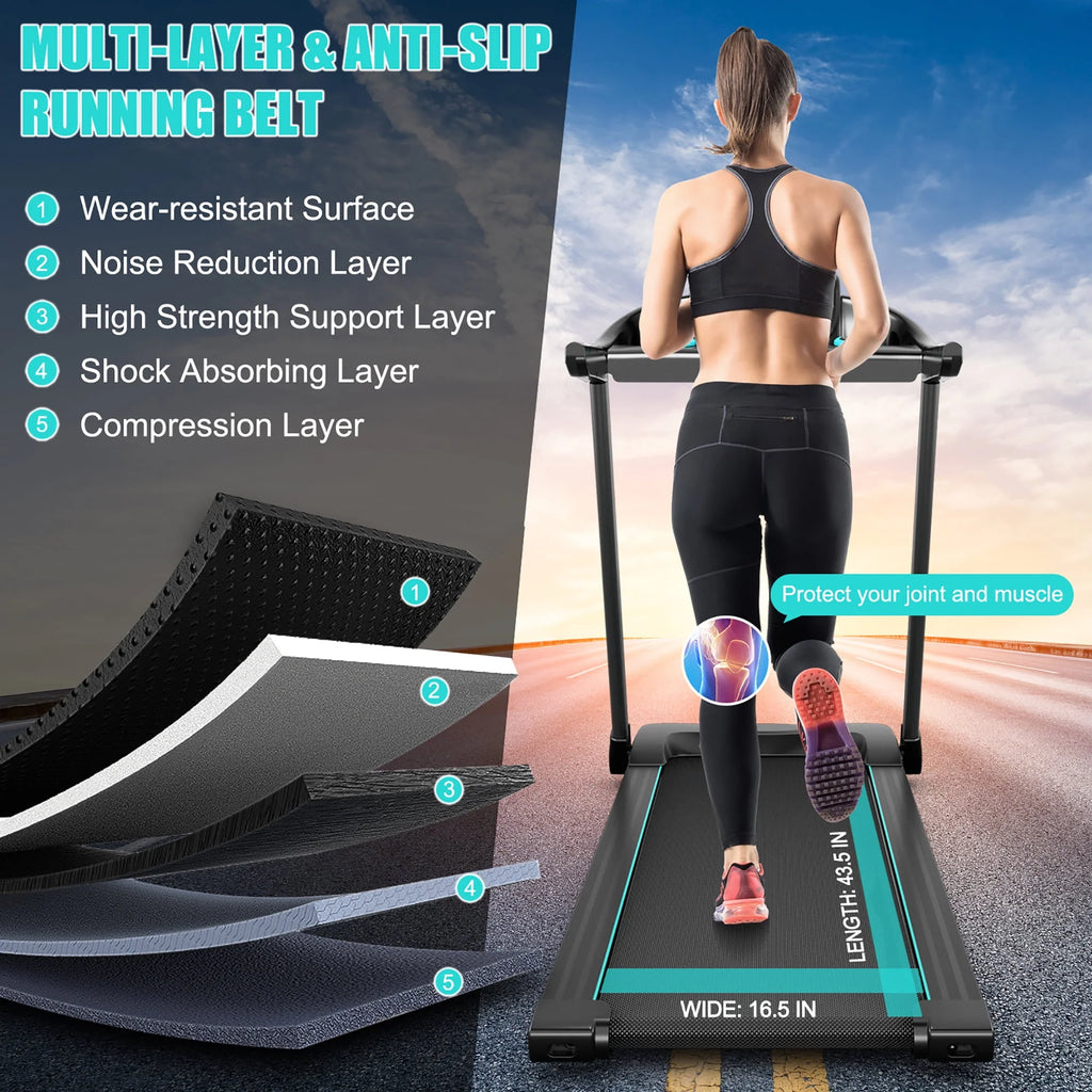2.25HP Electric Treadmill with Bluetooth Speaker B24324