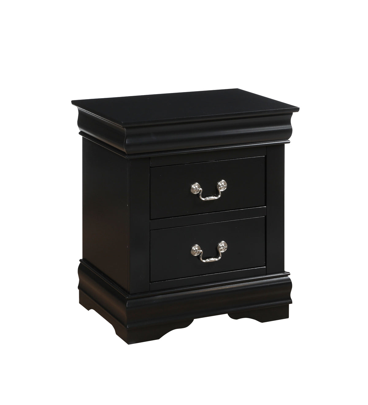 Vintage Wood Nightstand with Drawers B543172