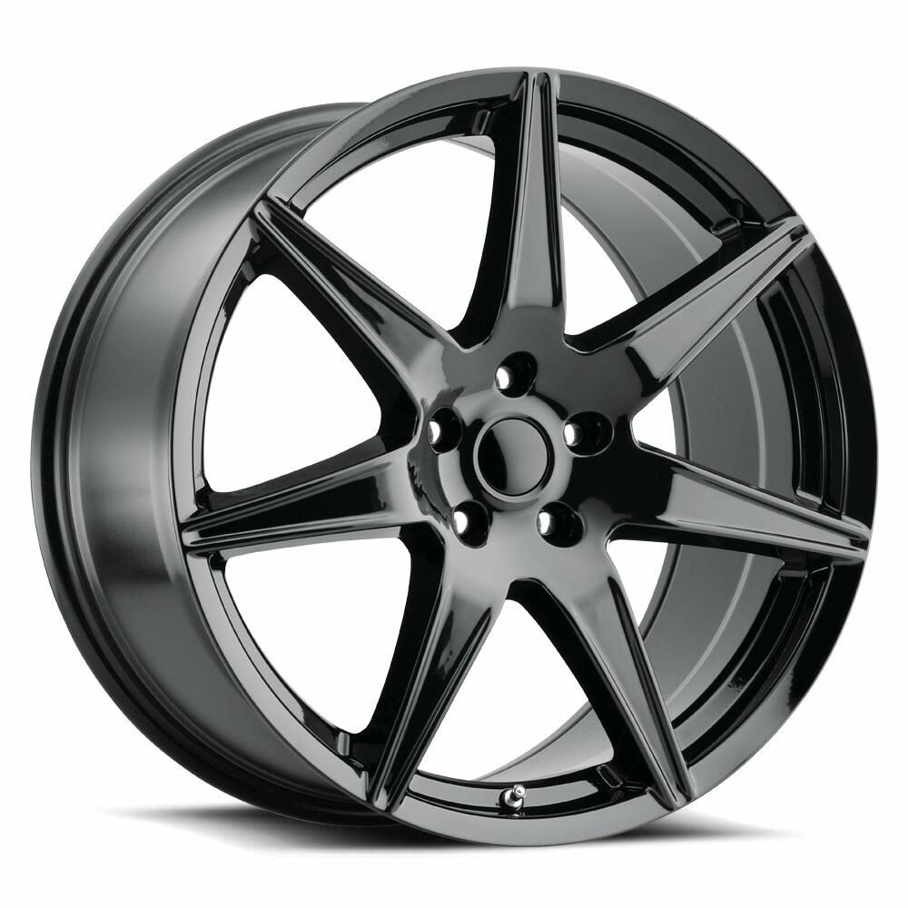 Gloss Black Wheel 20x22 D576