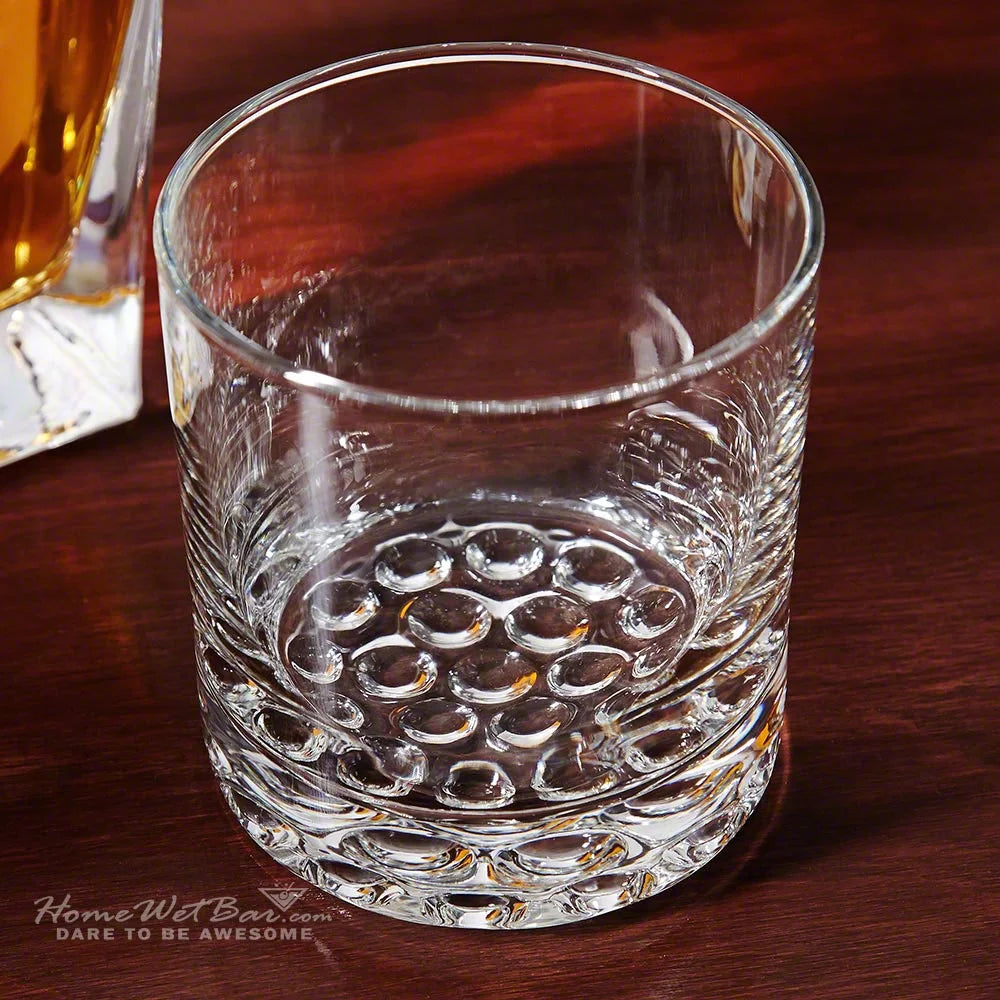 Etched Decanter Whiskey Set with Glasses N654495