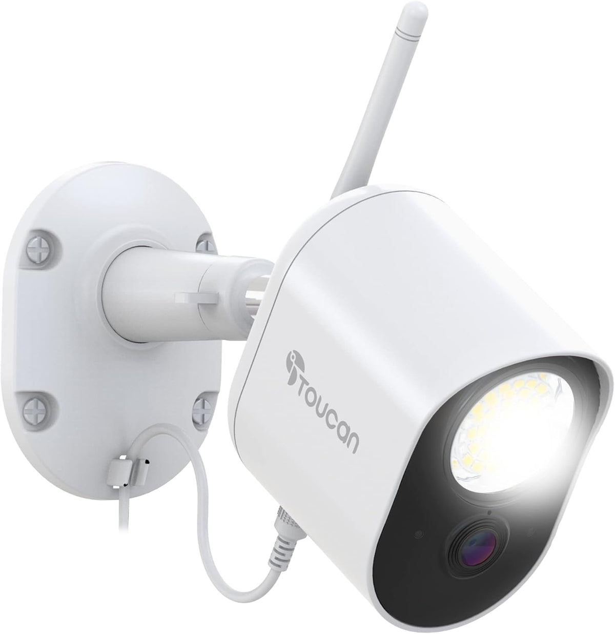 Outdoor Floodlight Security Camera with Night Vision, 1080P HD Video O686