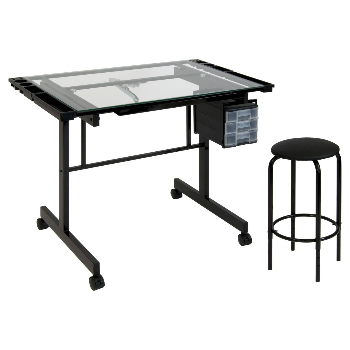 Black 2 Piece Craft Center P90955