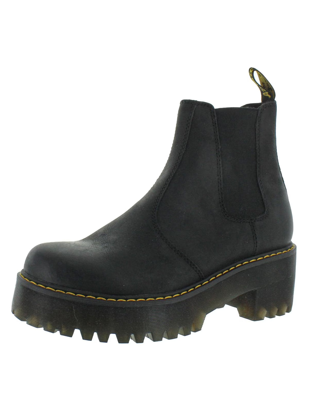 Black Burnished Wyoming Chelsea Boots H6716