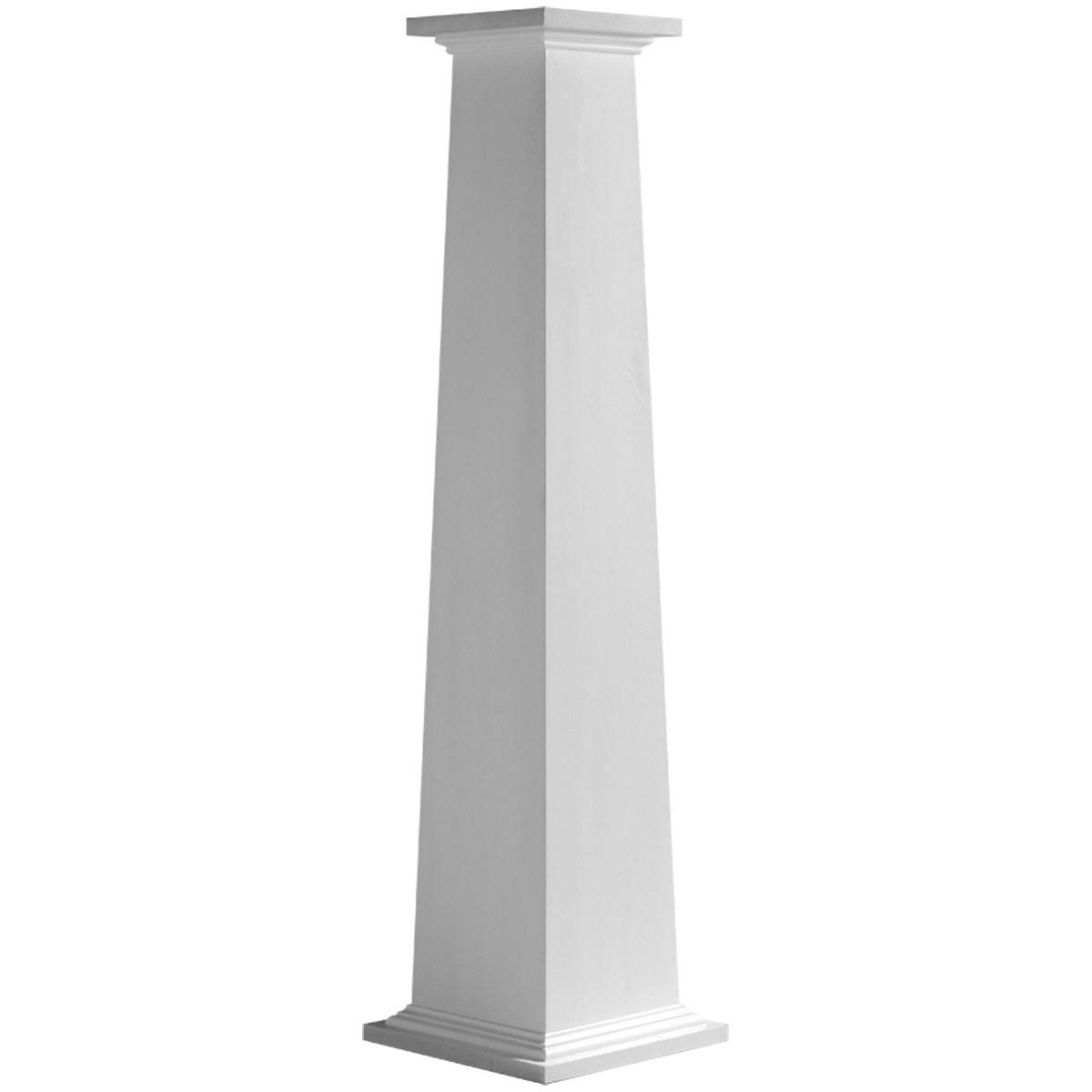 20x22 to 14x22 Craftsman Square Tapered Smooth Column with Stand N79065