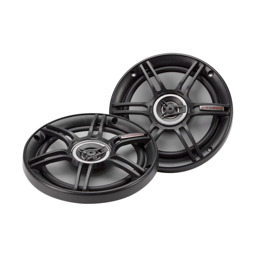 6.5 3-Way Black Car Speakers (Pair), 6x9 3-Way Car Black Speakers (Pair), 4-Channel Marine Amplifier, 18 AWG 50 Feet Speaker Wire Cable G4573