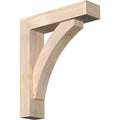 5 1/2x22W x 22x22D x 26x22H Smooth Bracket with Offset Brace, Douglas Fir K33853