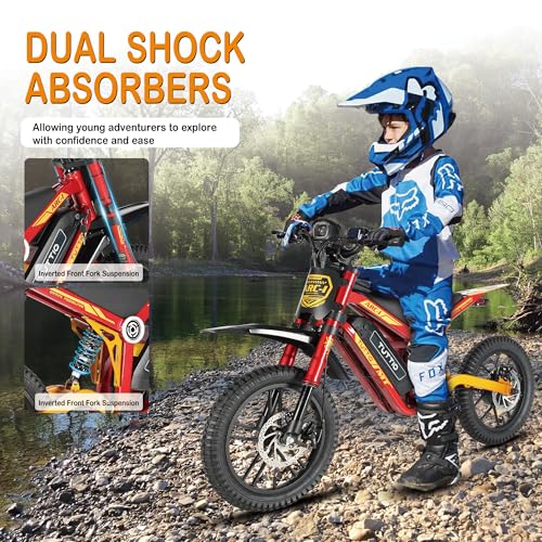 36V 750W Electric Dirt Bike with 16" Pneumatic Tires Q75882