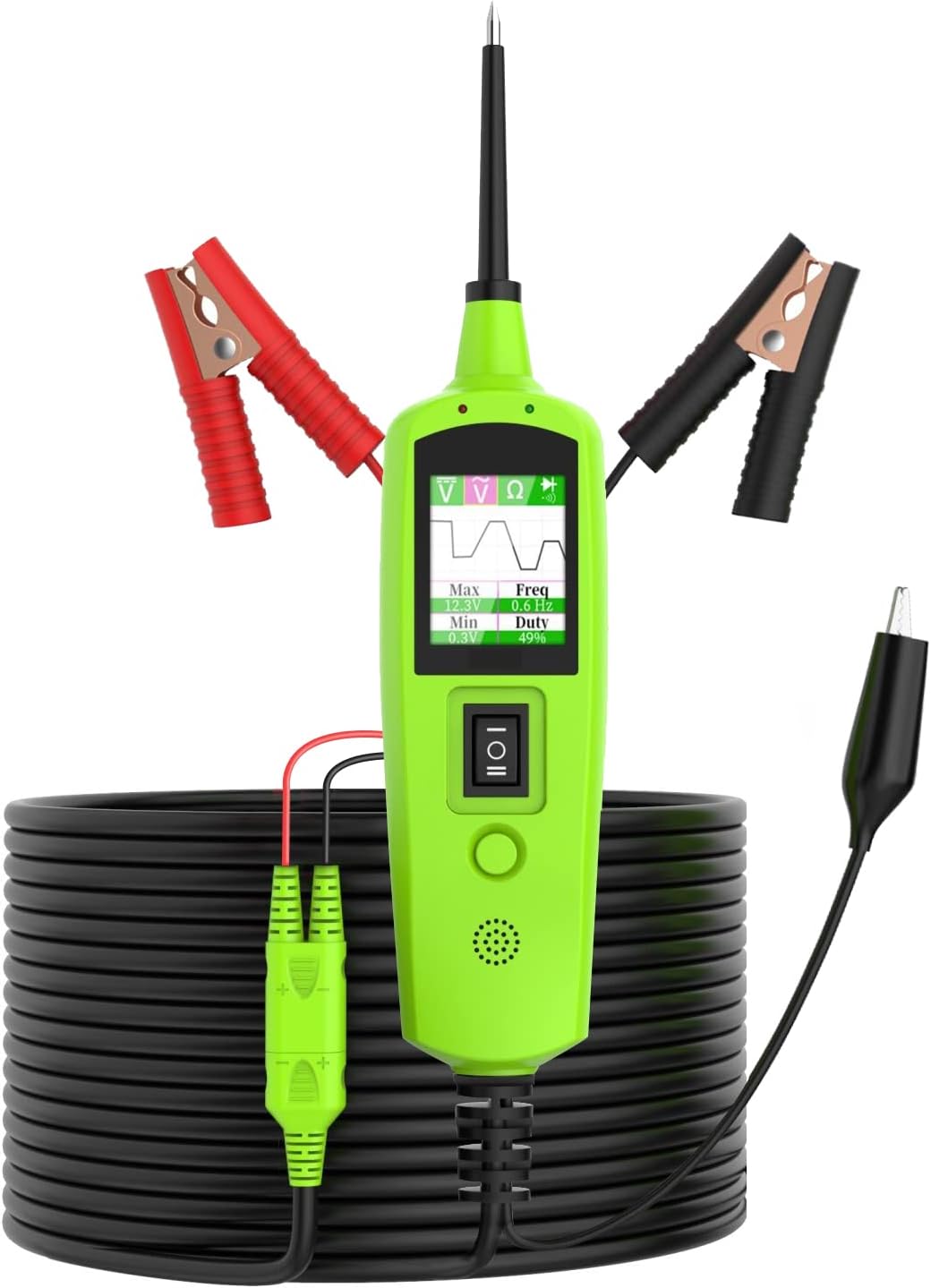 12V 24V Car Electrical Diagnostic Tool with Built-in Flashlight, Pack of 2 A52561
