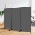 3 Panel Fabric Room Divider Screen J783878