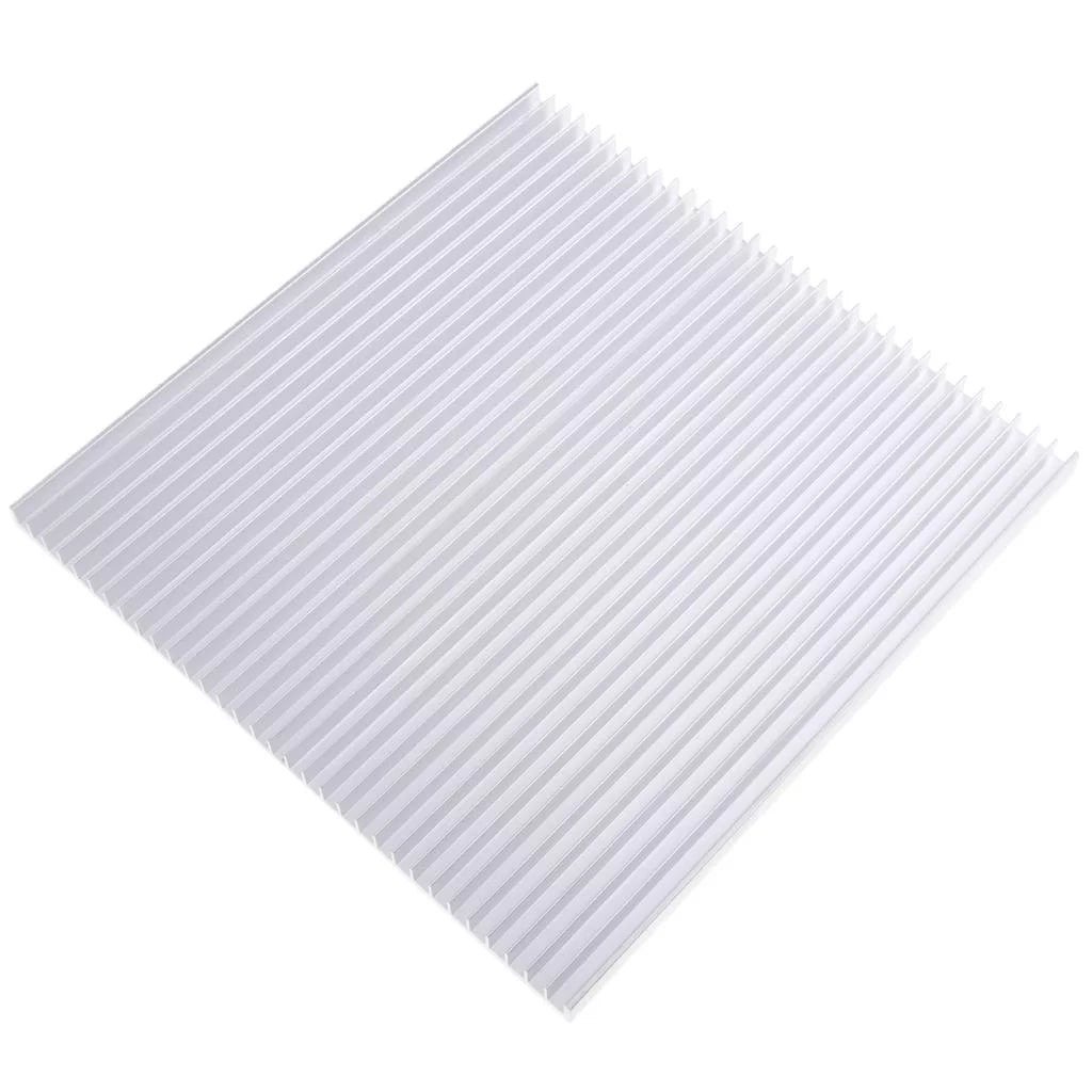 Aluminum Heat Sink Cooling Fin 195x10x200mm U348