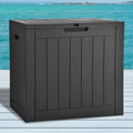 30 Gallon Waterproof Resin Outdoor Storage Chest with Locking Lid F25745