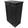 Antique Cottage Wooden Trash Bin R257298