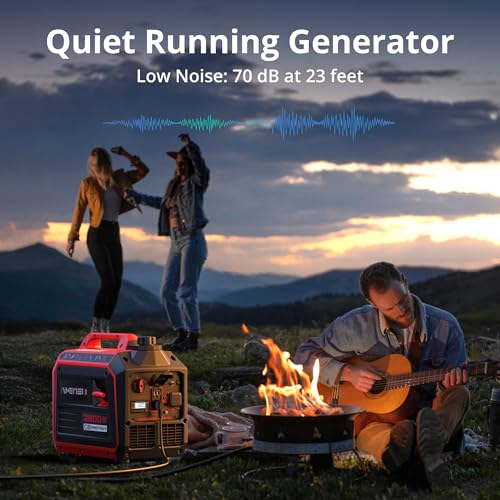 2500-Watt Gas Powered Portable Inverter Generator with CO Sensor C8178