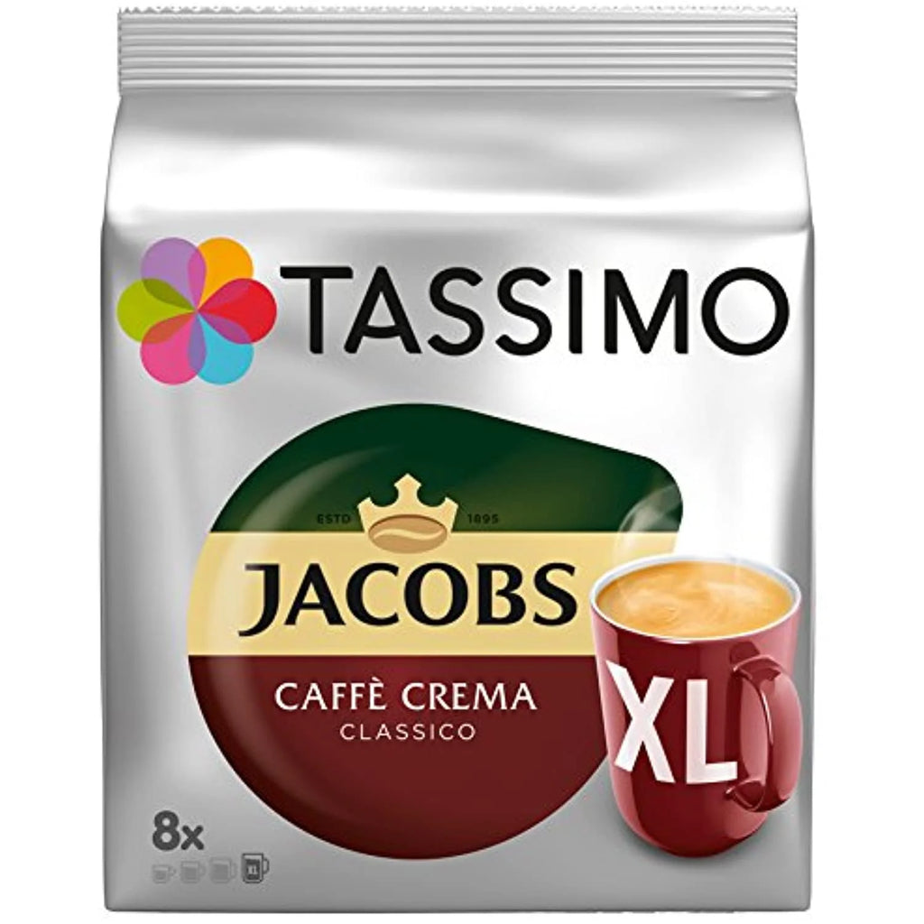 Tassimo Jacobs Caffè Crema Xl, Lot De 2, 2 X 16 T-Discs H340557