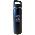 32 Oz Engraved Black Insulated Stainless Steel Water Bottle Tumbler O73913