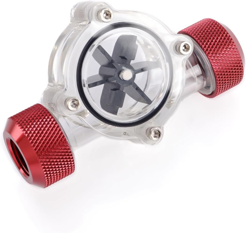G1/4 Flow Indicator Clear Main Body Black Blade White S448