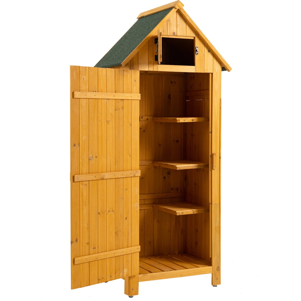 Outdoor Storage Cabinet Wooden Garden Shed R205710