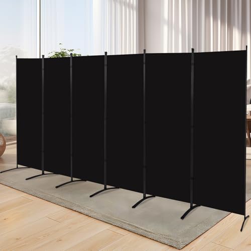 3 Panel Fabric Room Divider Screen J783878