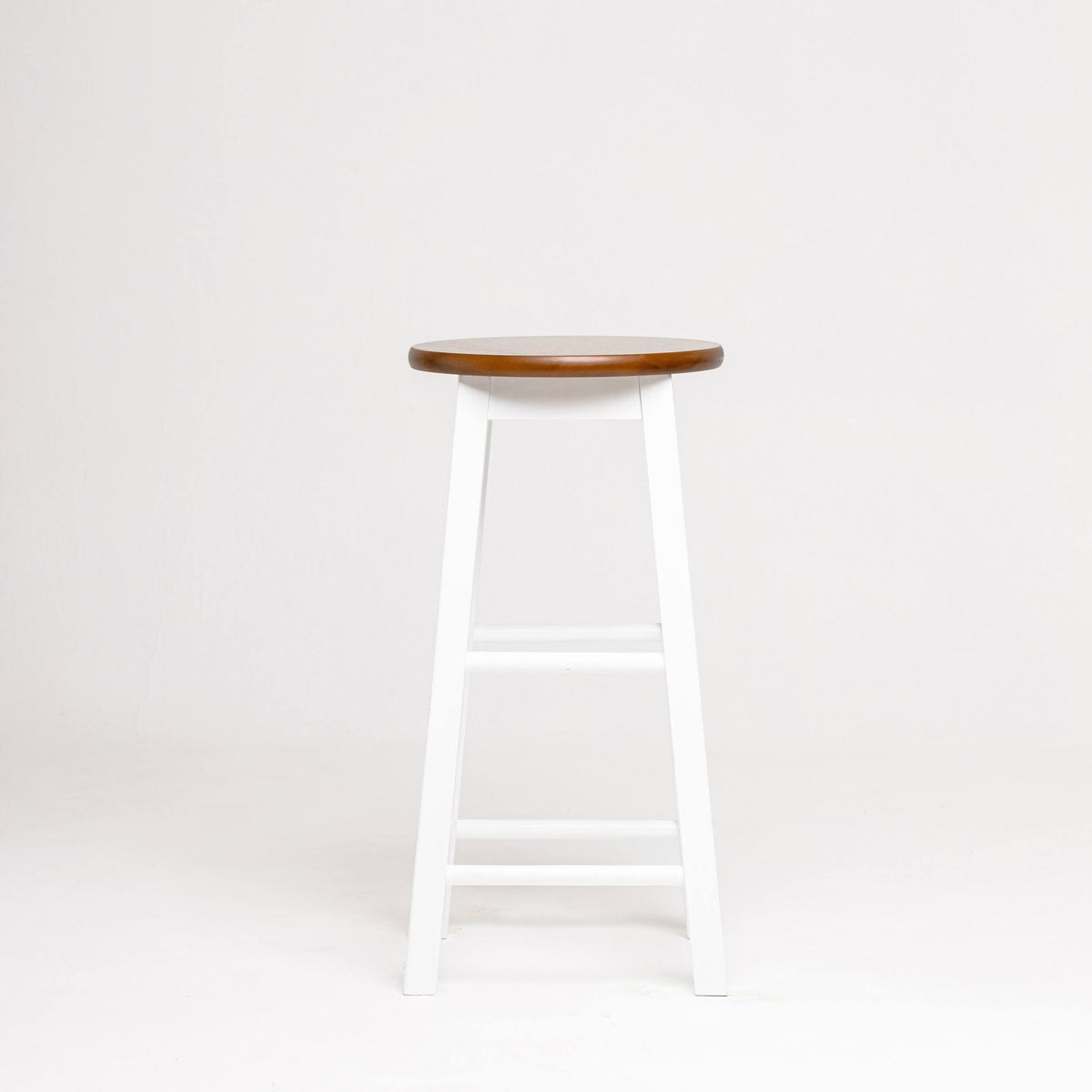 Black Round Acacia Counter Stool T724