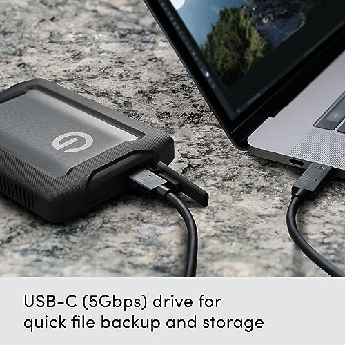 4TB Rugged Portable External Hard Drive HDD USB-C H609687