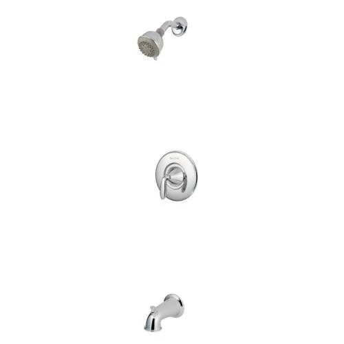 Polished Chrome Tub and Shower Faucet U991