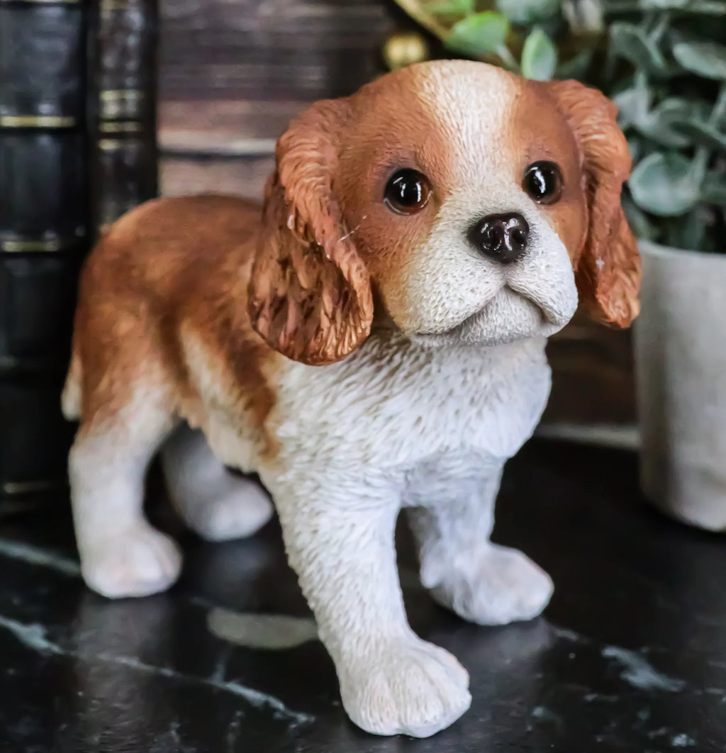 Cavalier King Charles Spaniel Dog Statue 6.25" Long L944694