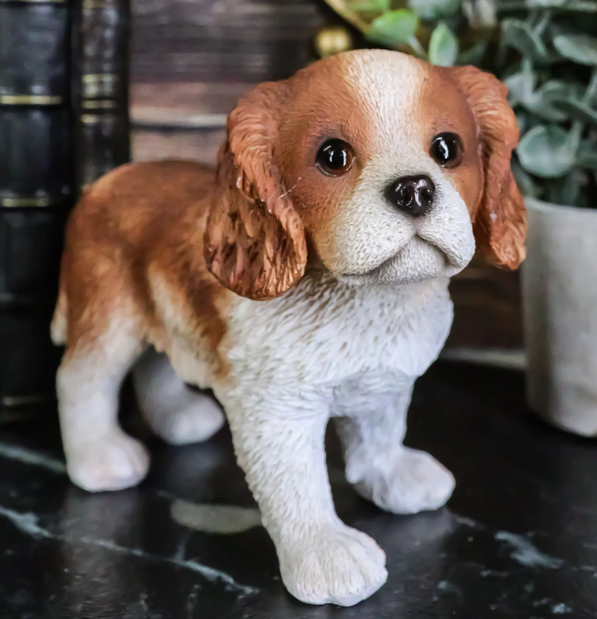 Cavalier King Charles Spaniel Dog Statue 6.25" Long L944694