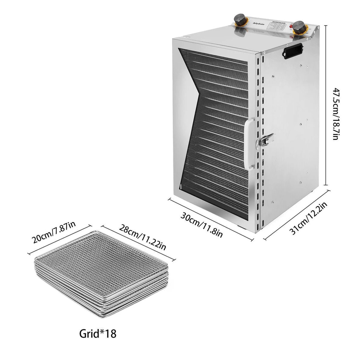 600W 18 Tray Food Dehydrator C250051